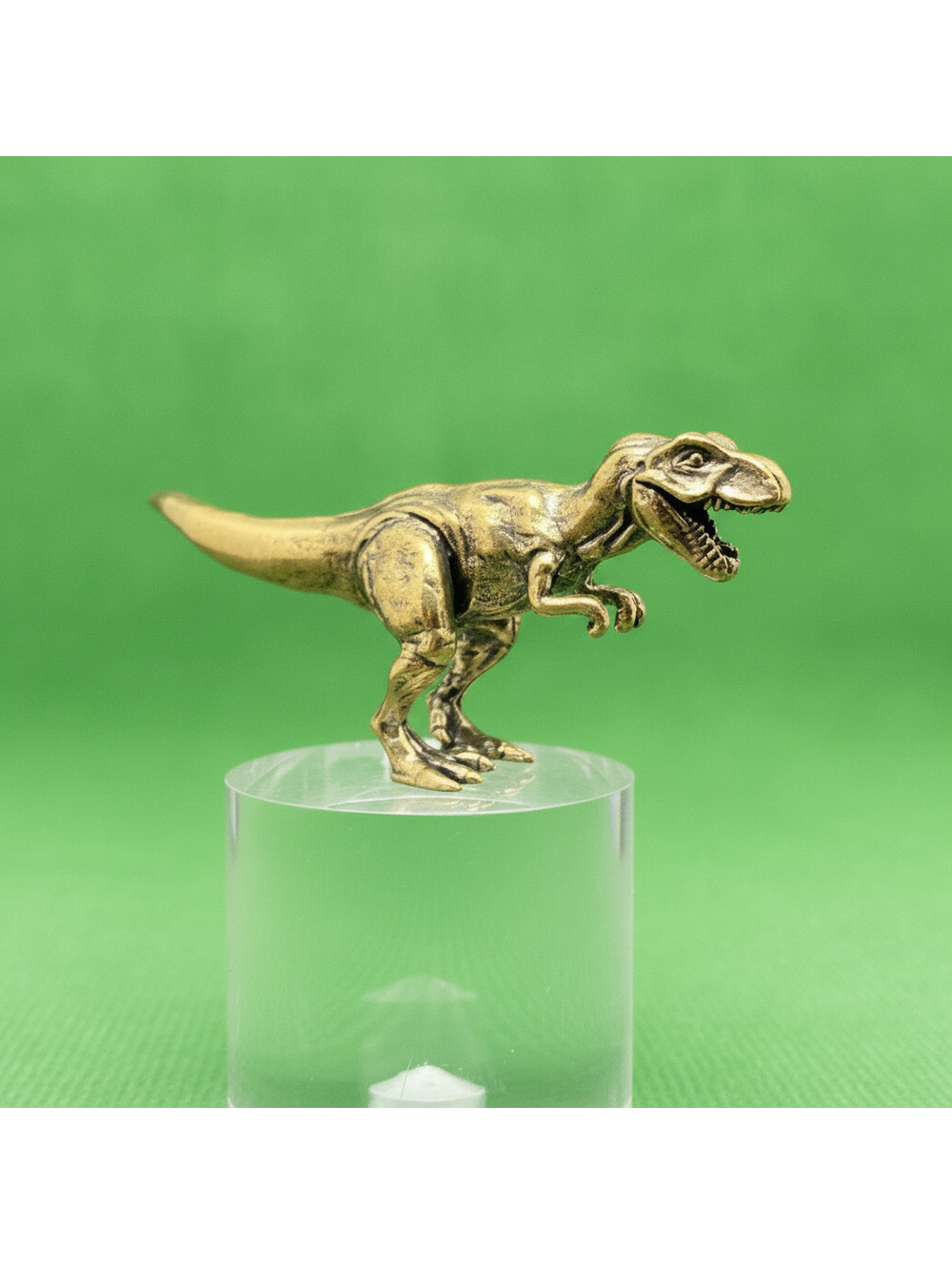Brass Tyrannosaurus Rex Figurine Miniature